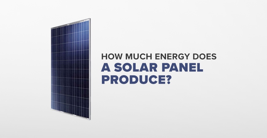 Quantifying the Energy Output of Solar Panels